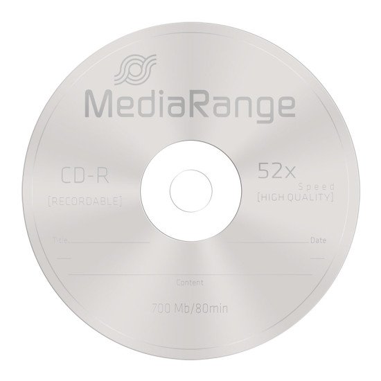 CD vierge Mediarange 700 Mo 52x (Boite de 50)