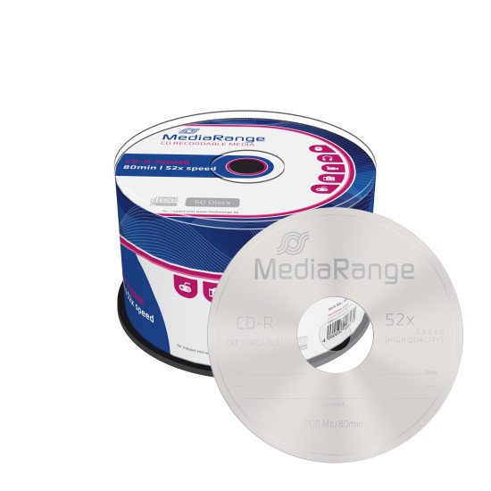 CD vierge Mediarange 700 Mo 52x (Boite de 50)