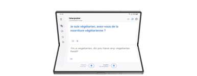 Votre traducteur de poche, désormais sur 2 écrans