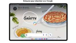 Entourer pour chercher avec Google, maintenant sur grand écran.