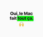 Première fois sur Mac 