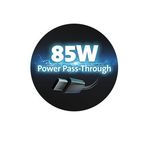 Supporte jusqu'à 85W Power Pass-Through