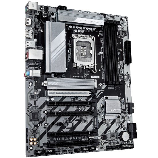 GIGABYTE B860 DS3H Carte mère - Processeurs Intel Core Ultra, VRM 8+1+2+2 phases, jusqu'à 9066MHz DDR5, 1xPCIe 5.0 + 1xPCIe 4.0 M.2, LAN 2,5 GbE, USB 3.2 Gen 2x2