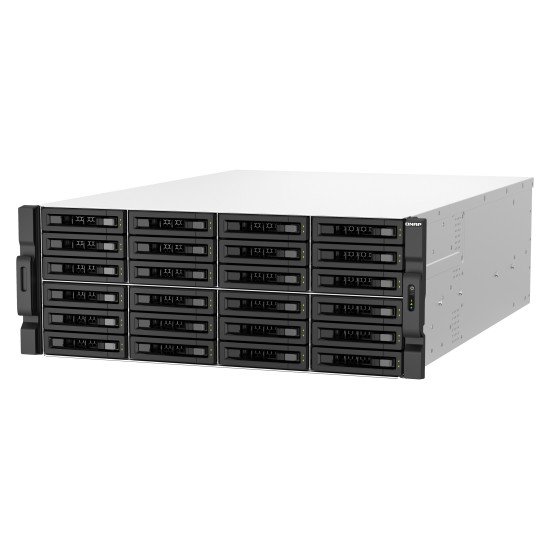 QNAP TS-h3087XU-RP-E2378-64G NAS Rack (4 U) Intel Xeon E E-2378 64 Go DDR4 480 To QuTS hero Noir, Blanc