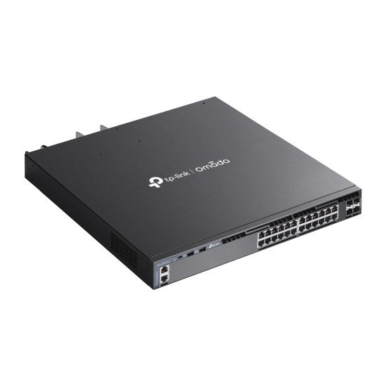 TP-Link Omada SG6428XHP commutateur réseau Géré L3 Gigabit Ethernet (10/100/1000) Connexion Ethernet POE 1U Noir