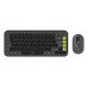 Logitech POP Icon Combo clavier Souris incluse Universel Bluetooth QWERTZ Suisse Graphite, Vert