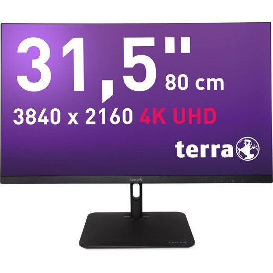 TERRA 3030234 écran PC 80 cm (31.5") 3840 x 2160 pixels 4K Ultra HD LCD Noir