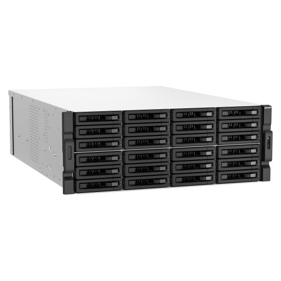 QNAP TS-h3087XU-RP-E2378-64G NAS Rack (4 U) Intel Xeon E E-2378 64 Go DDR4 480 To QuTS hero Noir, Blanc