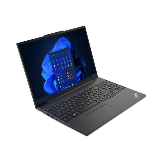 Lenovo ThinkPad E16 AMD Ryzen™ 5 7430U Ordinateur portable 40,6 cm (16") WUXGA 16 Go DDR4-SDRAM 512 Go SSD Wi-Fi 6 (802.11ax) Windows 11 Pro Noir