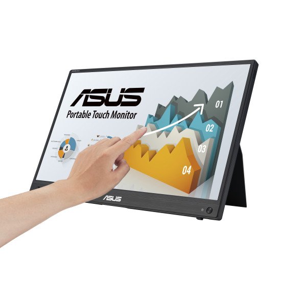 ASUS ZenScreen MB16AHT écran PC 39,6 cm (15.6") 1920 x 1080 pixels Full HD Écran tactile Noir