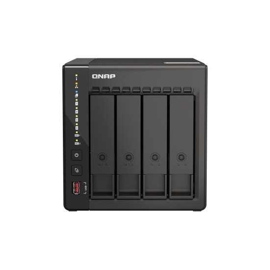 QNAP QVP-41C serveur de stockage NAS Tower Intel® Celeron® J6412 8 Go DDR4 Noir