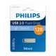 Philips USB 2.0 128GB Pico Edition Sunrise Orange lecteur USB flash 128 Go USB Type-A Argent