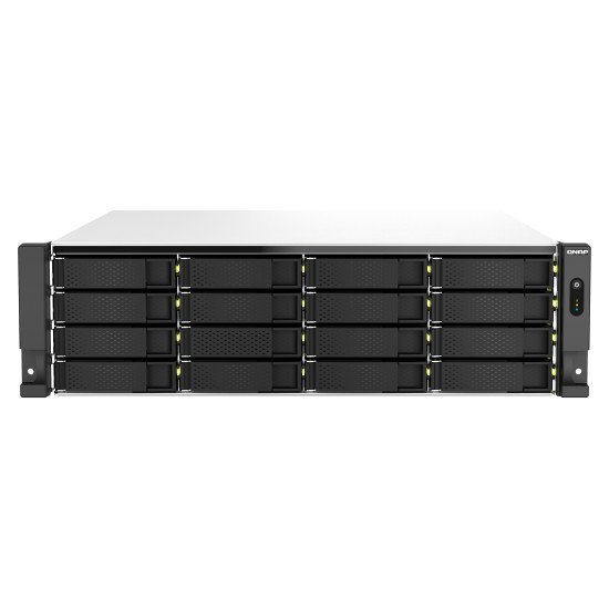 QNAP TS-H2287XU-RP-E2336-32G NAS Rack (3 U) Intel Xeon E E-2336 32 Go DDR4 0 To QuTS hero Noir, Blanc