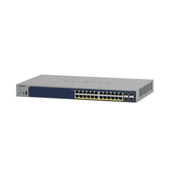 NETGEAR GS728TPP Géré L2/L3/L4 Gigabit Ethernet (10/100/1000) Connexion Ethernet POE Gris