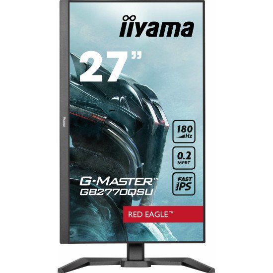 iiyama G-MASTER GB2770QSU-B6 écran PC 68,6 cm (27") 2560 x 1440 pixels 2K Ultra HD Noir