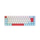 CHERRY MX-LP 2.1 Compact Wireless clavier RF sans fil + Bluetooth QWERTZ Allemand Blanc