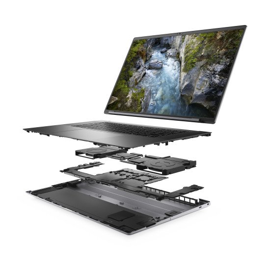 DELL Precision 5680 Station de travail mobile 40,6 cm (16") LPDDR5-SDRAM SSD Wi-Fi 6E (802.11ax) Gris