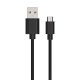 Ansmann 1700-0129 câble USB 1 m USB A Micro-USB B Noir