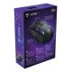 Turtle Beach Kone II - Souris gaming RGB ergonomique filaire, capteur optique 26 000 DPI, interrupteurs optiques 100 M de clics, 23 entrées personnalisables, molette 4D, patins en PTFE pur - Noir cendre