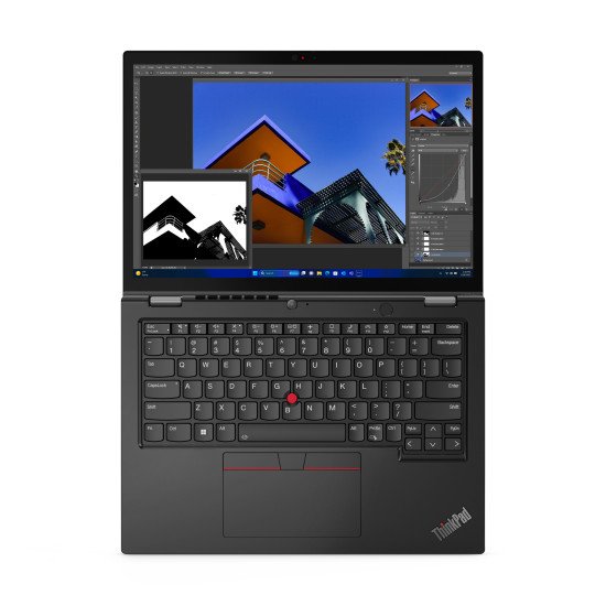 Lenovo ThinkPad L13 2-in-1 Intel Core Ultra 5 125U Hybride (2-en-1) 33,8 cm (13.3") Écran tactile WUXGA 16 Go LPDDR5-SDRAM 512 Go SSD Wi-Fi 6E (802.11ax) Windows 11 Pro Noir