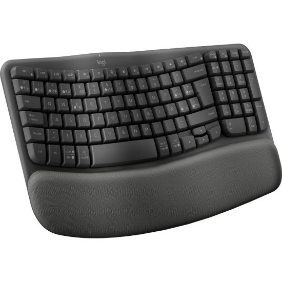 Logitech Wave Keys for Business clavier RF sans fil + Bluetooth QWERTZ Suisse Graphite