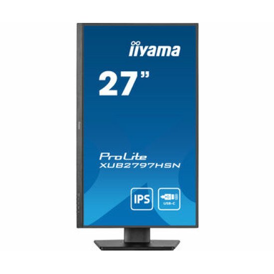 iiyama ProLite XUB2797QSU-B1 écran PC 61 cm (24") 2560 x 1440 pixels Wide Quad HD LED Noir