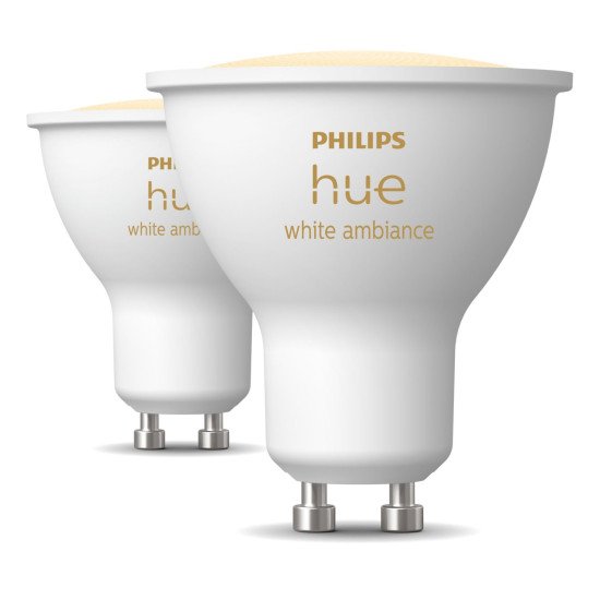 Philips Hue White ambiance GU10 - Spot connecté - (pack de 2)