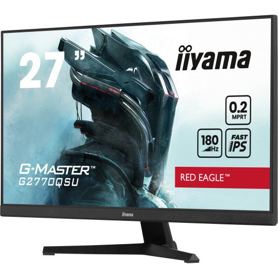 iiyama G-MASTER G2770QSU-B6 écran PC 68,6 cm (27") 2560 x 1440 pixels Wide Quad HD LED Noir