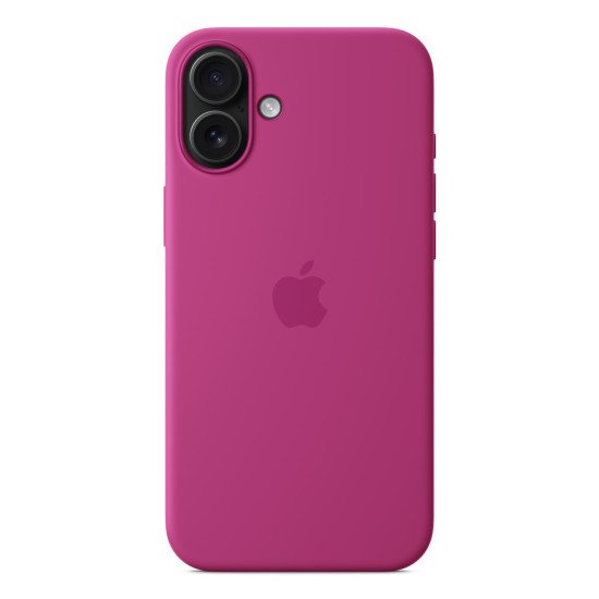 Apple Coque en silicone avec MagSafe pour iPhone 16 Plus - Fuchsia