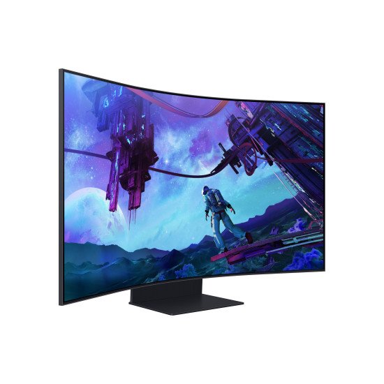 Samsung Odyssey S55CG970NU écran PC 139,7 cm (55") 3840 x 2160 pixels 4K Ultra HD LED Noir