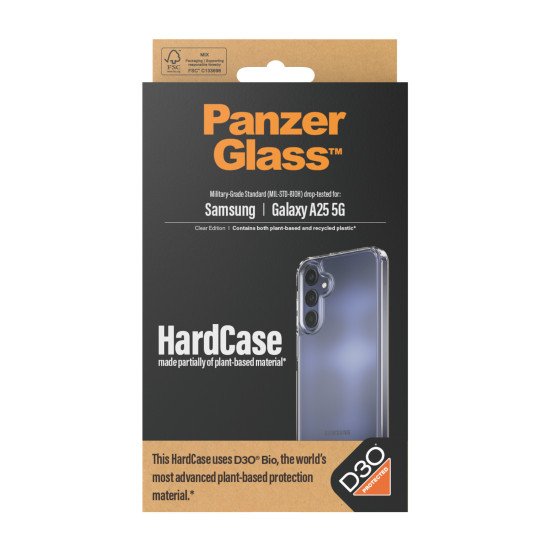 PanzerGlass HardCase with D3O Samsung New A24 5G coque de protection pour téléphones portables Housse Transparent