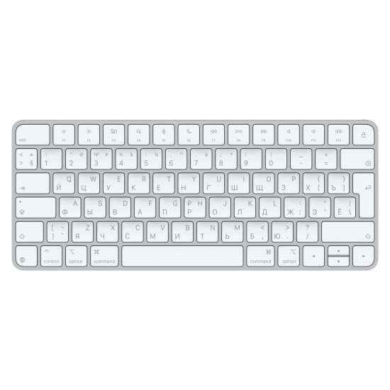 Apple Magic clavier Universel USB + Bluetooth QWERTY Russe Blanc