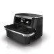 Ninja AF500EU friteuse Double 10,4 L Autonome 2470 W Friteuse d'air chaud Noir, Acier inoxydable