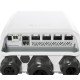 Mikrotik CRS504-4XQ-OUT commutateur réseau Géré L3 Fast Ethernet (10/100) Connexion Ethernet POE 1U Blanc