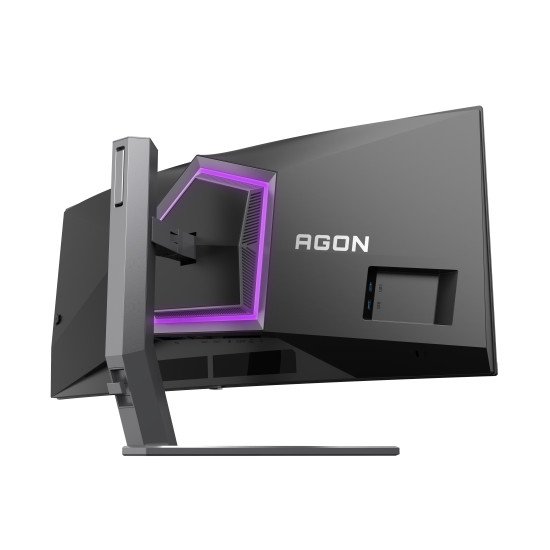 AOC AGON PRO AG346UCD écran PC 86,4 cm (34") 3440 x 1440 pixels Wide Quad HD QDOLED Noir, Gris