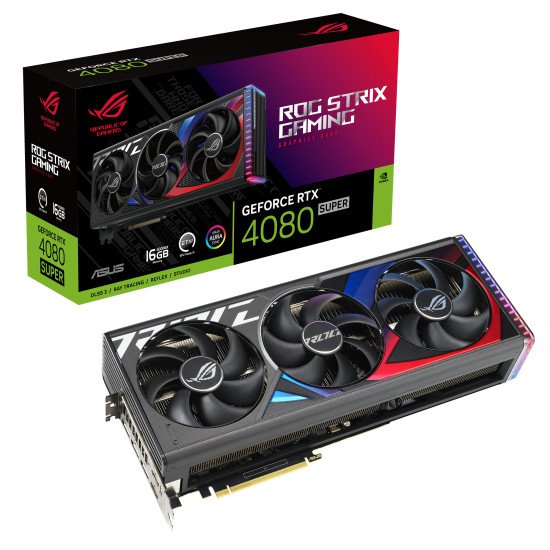 ASUS ROG -STRIX-RTX4080S-16G-GAMING NVIDIA GeForce RTX 4080 SUPER 16 Go GDDR6X