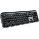 Logitech MX Keys S for Mac clavier Bureau RF sans fil + Bluetooth QWERTY US International Aluminium, Noir