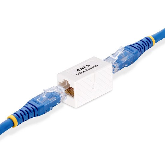 StarTech.com Coupleur RJ45, Connecteur Cat6 en Ligne, Adaptateur T568 Femelle à Femelle (F/F) - Raccord/Connecteur RJ45 - Extension de Câble Ethernet non Blindé