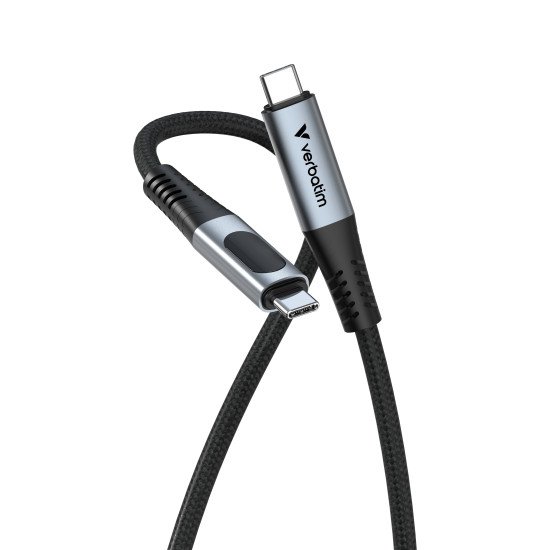 Verbatim 31849 câble USB USB4 Gen 2x2 1,2 m USB C Noir