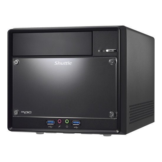 Shuttle XPC cube Barebone SH610R4 - S1700, Intel H610, 1x PCIe X16, 1x PCIe X1, 1x LAN,1x HDMI, 2x DP, 1x VGA 2x 3.5"