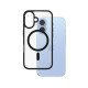 PanzerGlass PG HardCase Black MagS iPhone 16 6.1Inch coque de protection pour téléphones portables Housse Transparent