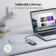 Ugreen USB-C to 2*USB3.0+HDMI+RJ 45+SD&TF+PD port Hub