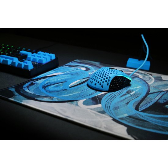 CHERRY XTRFY GP4 Tapis de souris de jeu Noir, Bleu, Gris