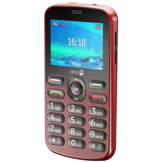 Doro 1880 113,7 g Rouge Téléphone d'entrée de gamme