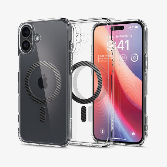 Spigen Ultra Hybrid (MagFit) coque de protection pour téléphones portables 17 cm (6.7") Housse Transparent