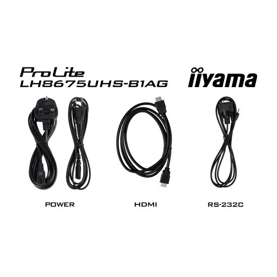 iiyama ProLite Écran plat de signalisation numérique 2,17 m (85.6") LCD Wifi 500 cd/m² 4K Ultra HD Noir Intégré dans le processeur Android 11 24/7