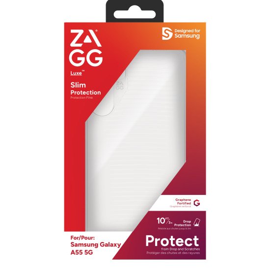 ZAGG Luxe coque de protection pour téléphones portables 16,8 cm (6.6") Housse Transparent