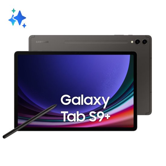 Samsung Galaxy Tab S9+ SM-X816B 5G Qualcomm Snapdragon 256 Go 31,5 cm (12.4") 12 Go Wi-Fi 6 (802.11ax) Android 13 Graphite