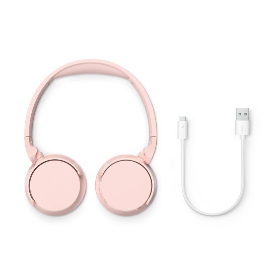 Philips 4000 series TAH4209PK/00 écouteur/casque Sans fil Arceau Appels/Musique Bluetooth Rose