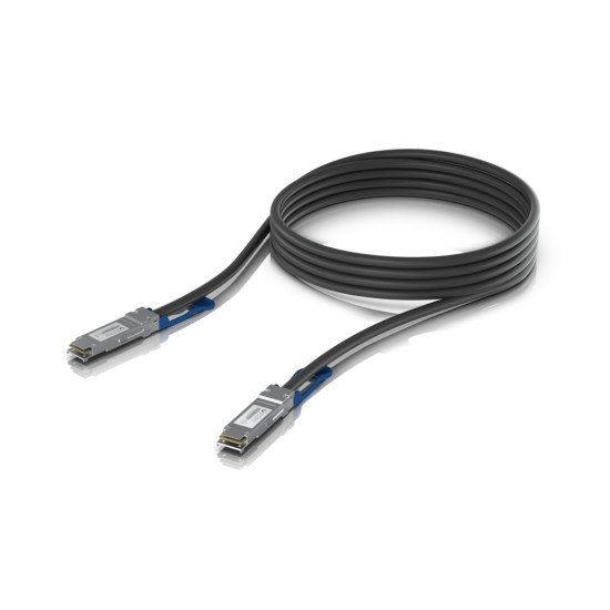 Ubiquiti UACC-DAC-QSFP28-3M câble InfiniBand et à fibres optiques Noir